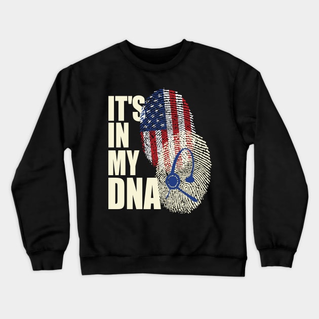 Dispatcher It's In My DNA Crewneck Sweatshirt by janayeanderson48214